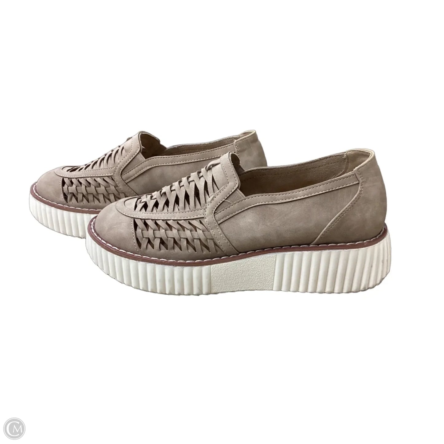 Shoes Heels Platform By Pierre Dumas In Beige, Size: 8.5