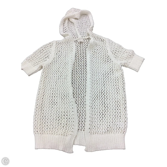 Sweater Cardigan By Nicole Miller In Ivory, Size: Xs