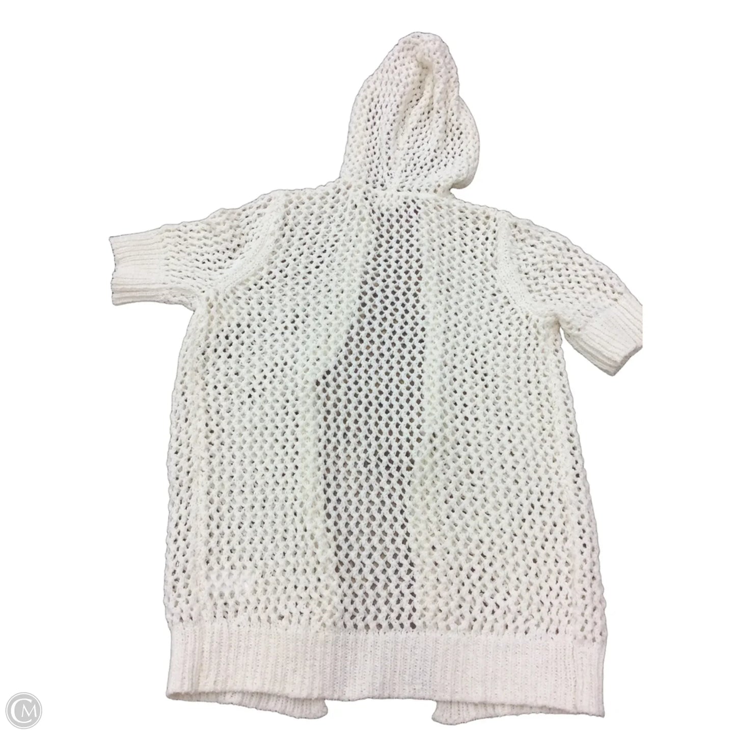 Sweater Cardigan By Nicole Miller In Ivory, Size: Xs
