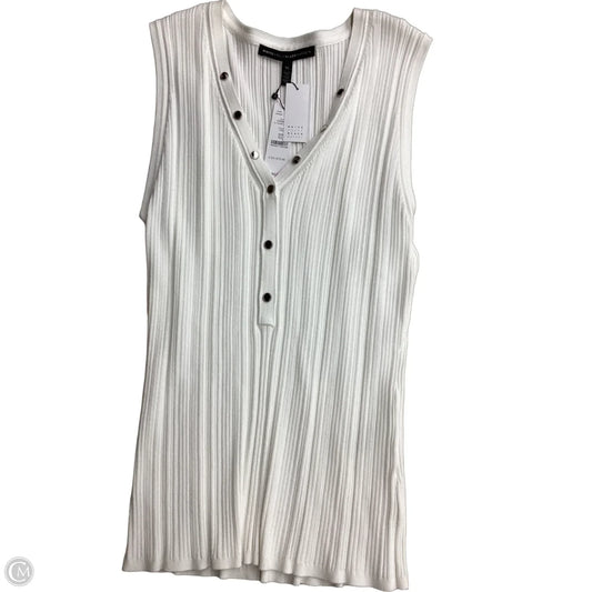 Top Sleeveless By White House Black Market In Ivory, Size: Xl