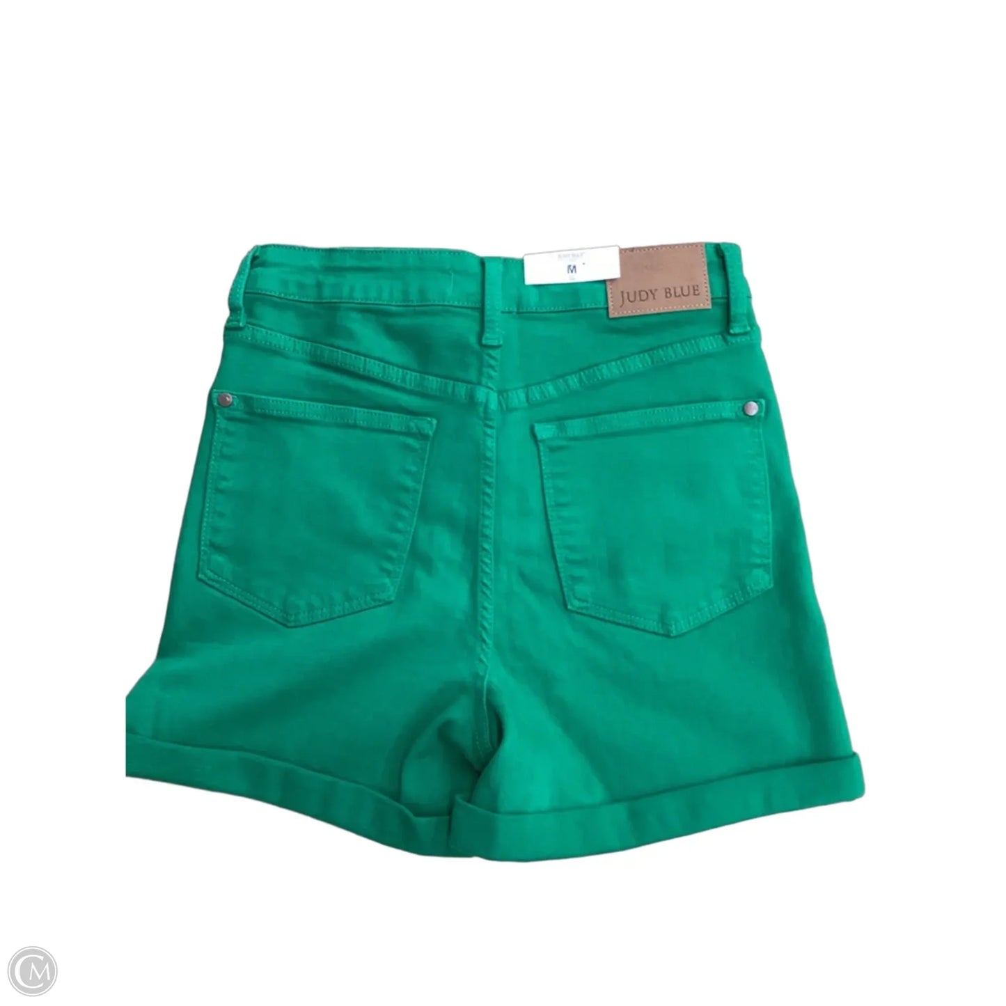 Shorts By Judy Blue In Green Denim, Size: M
