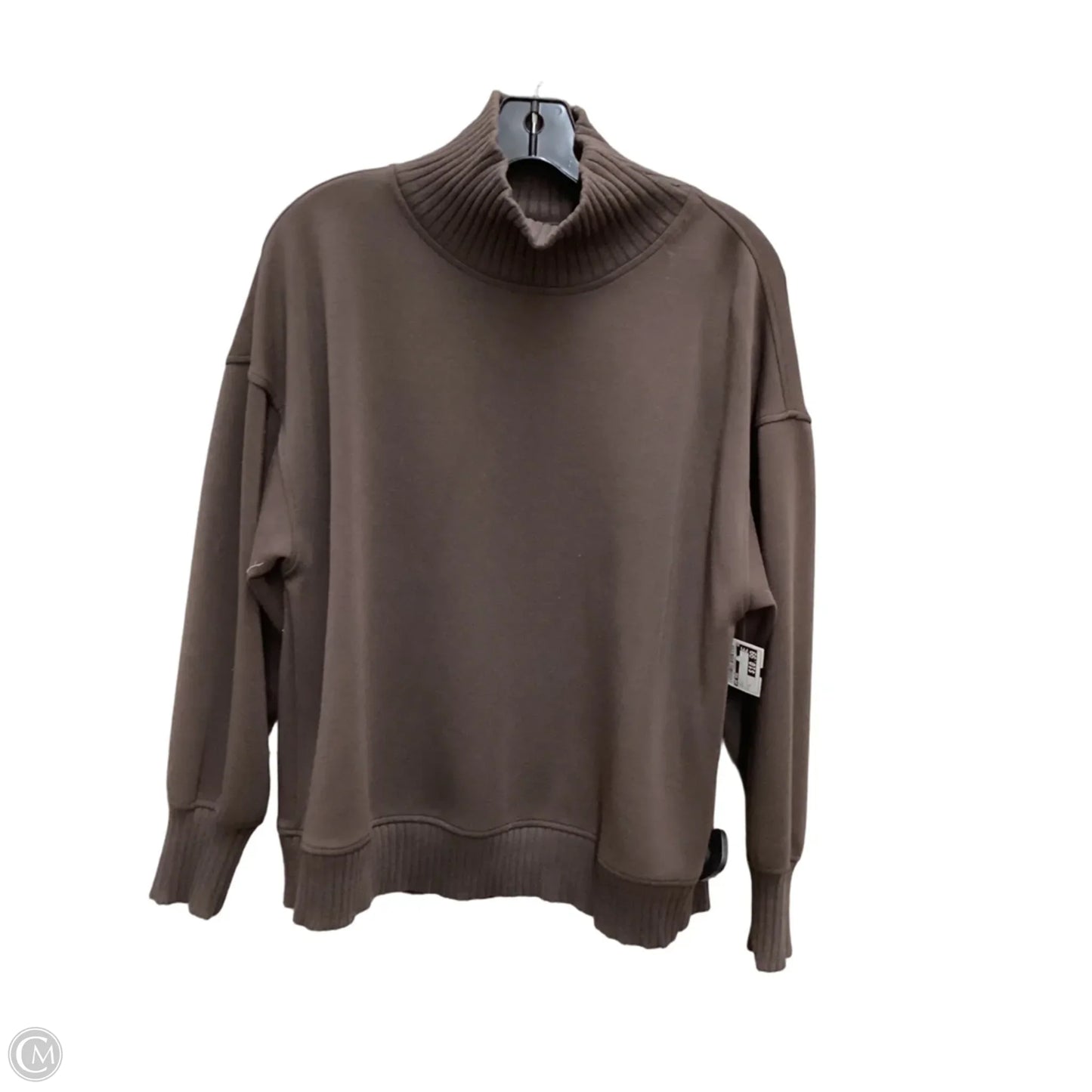 Top Long Sleeve By Rae Mode In Brown, Size: S