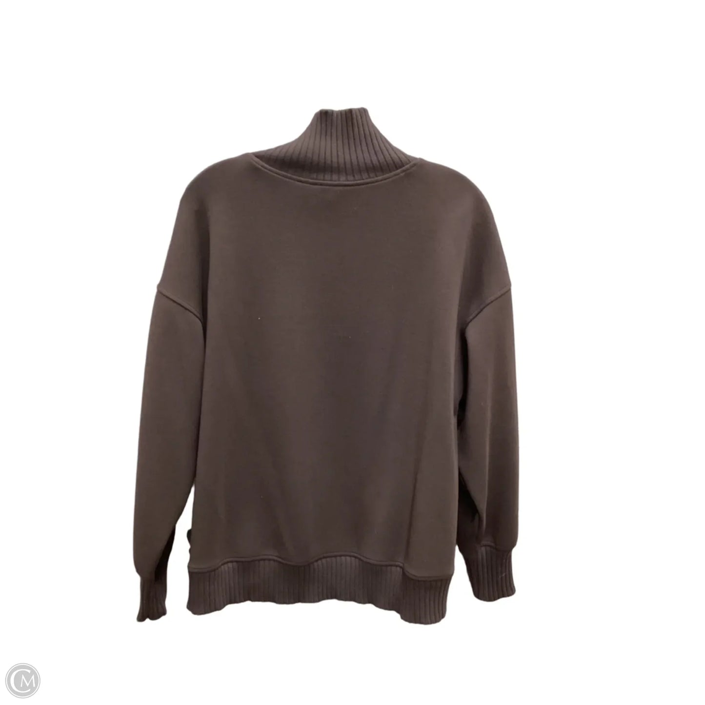 Top Long Sleeve By Rae Mode In Brown, Size: S