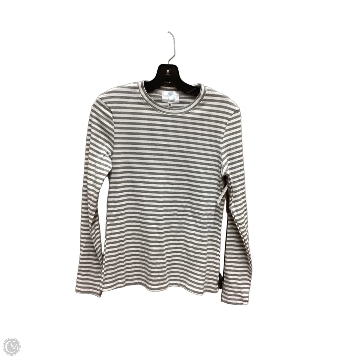 Top Long Sleeve By Clothes Mentor In Grey, Size: M