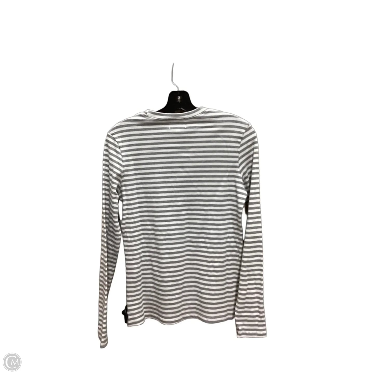Top Long Sleeve By Clothes Mentor In Grey, Size: M