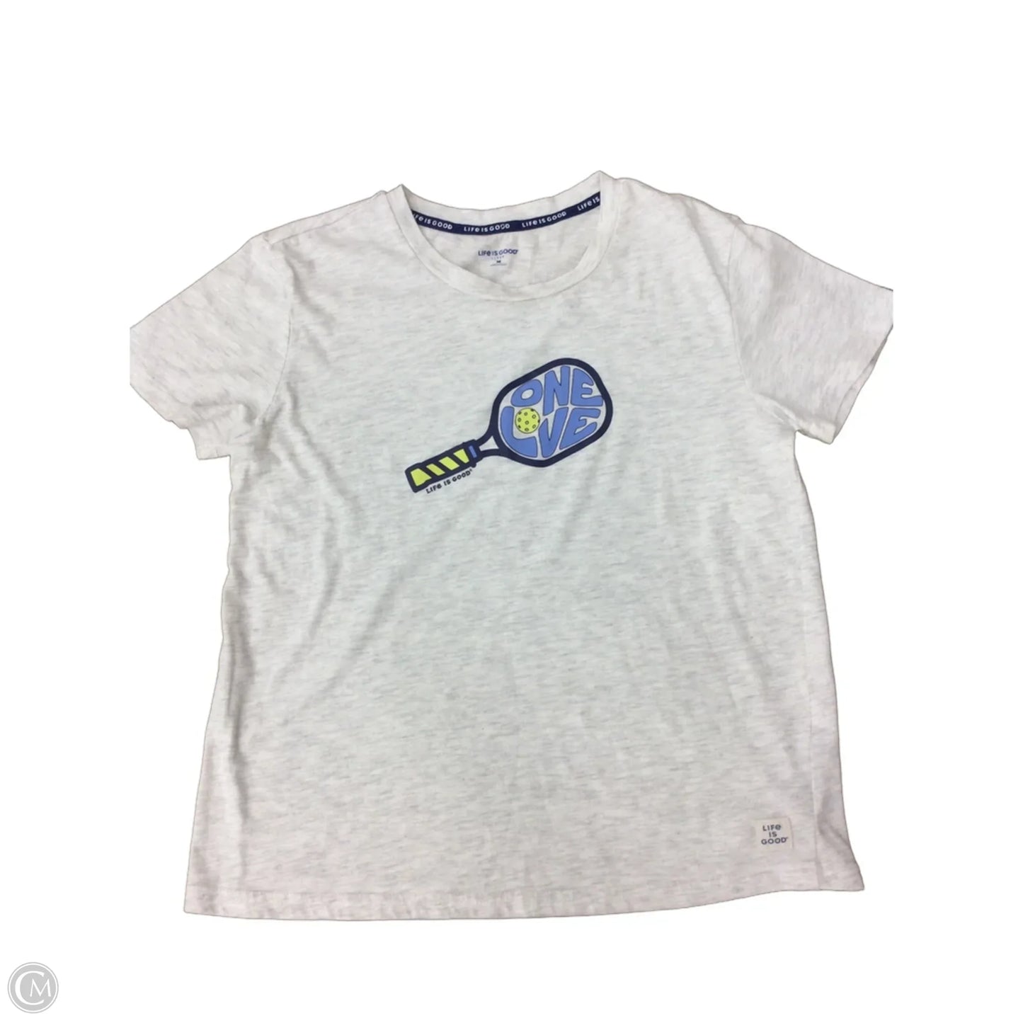 Top Short Sleeve Basic By Life Is Good In Grey, Size: M