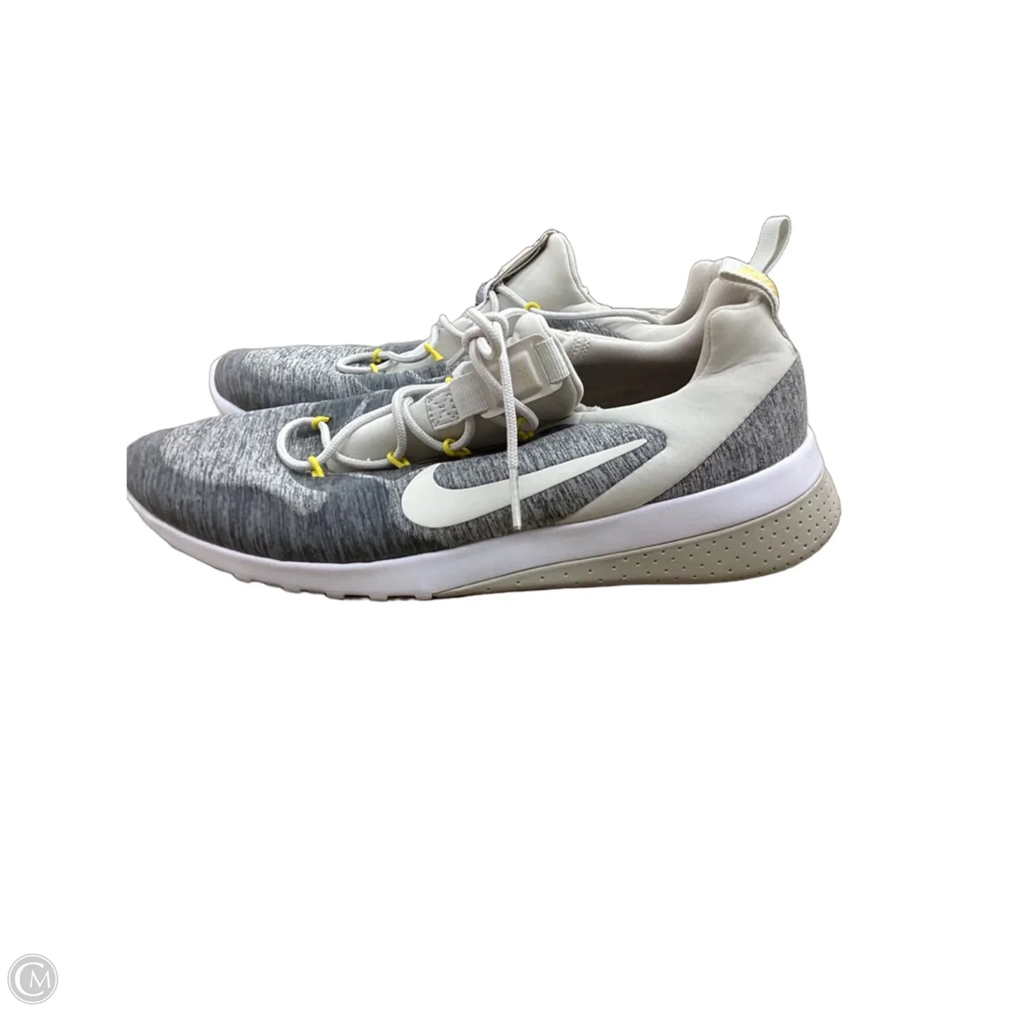 Shoes Athletic By Nike In Cream & Grey, Size: 9.5