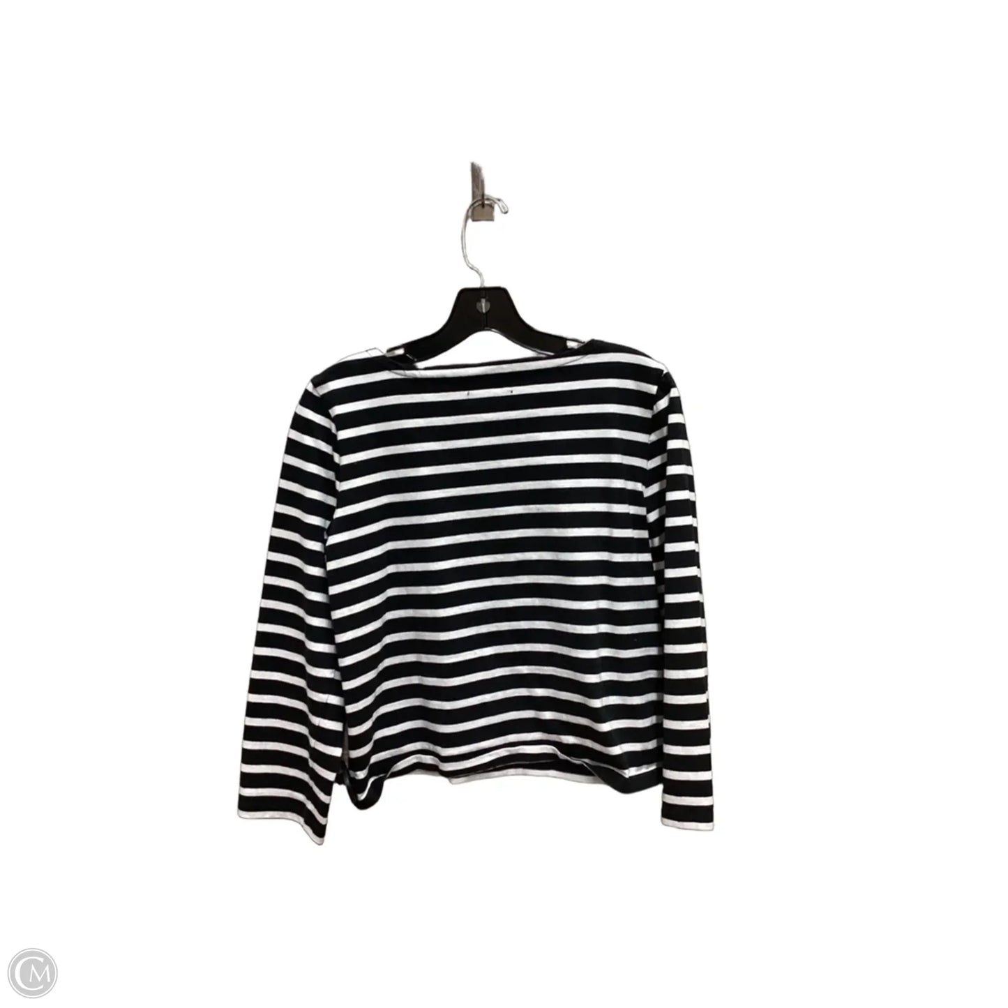 Top Long Sleeve By J. Crew In Striped Pattern, Size: S