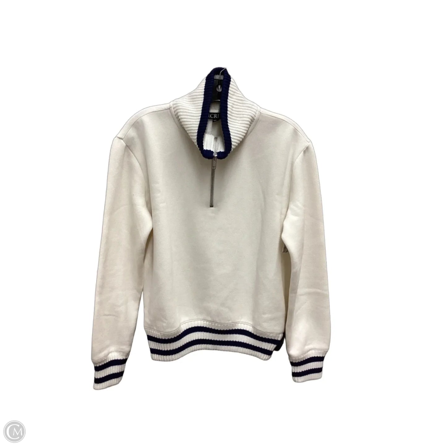 Sweatshirt Collar By J. Crew In Cream, Size: S