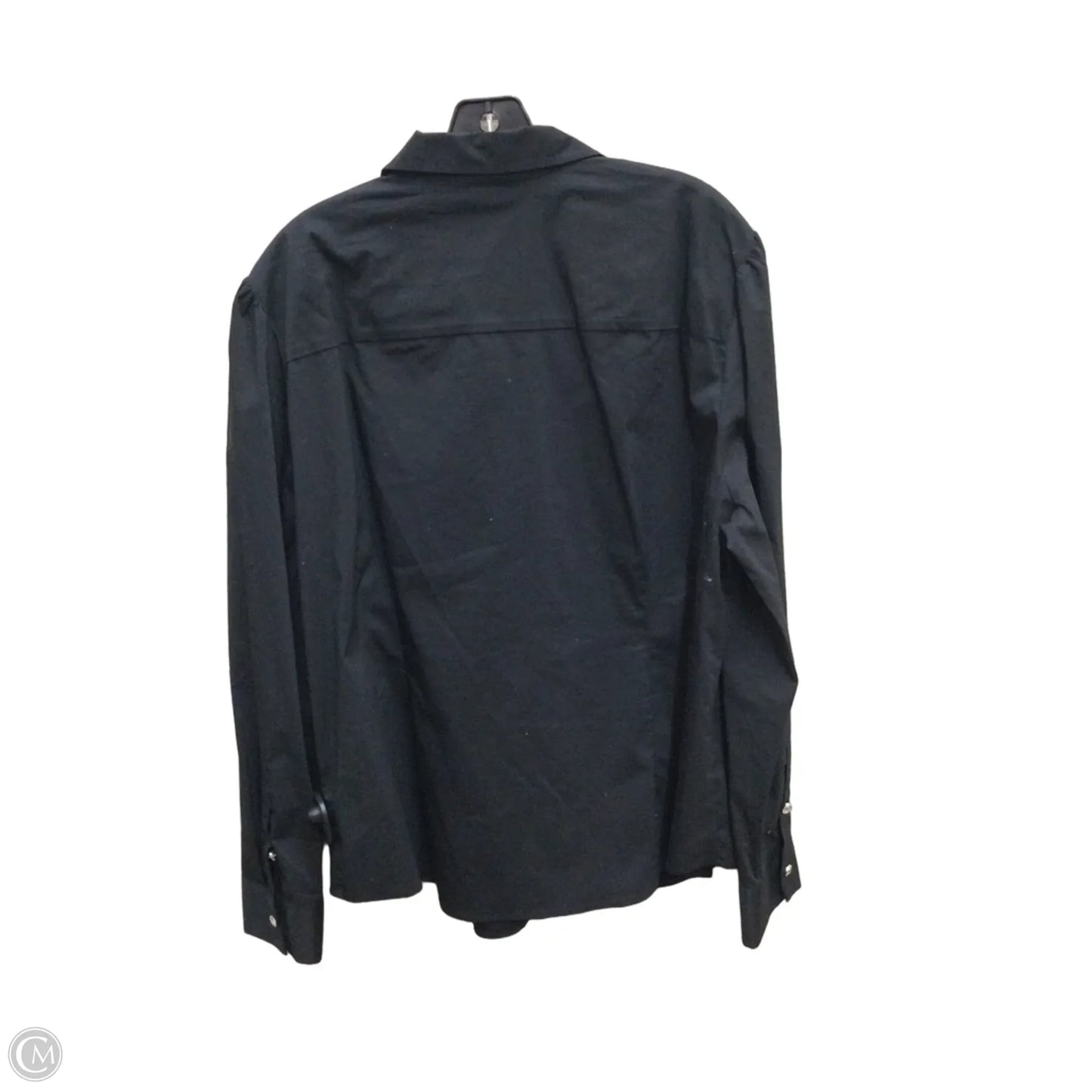 Top Long Sleeve By New York And Co In Black, Size: Xxl