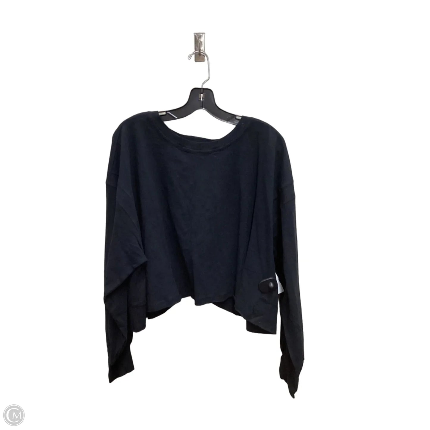Top Long Sleeve Basic By Rae Mode In Black, Size: S
