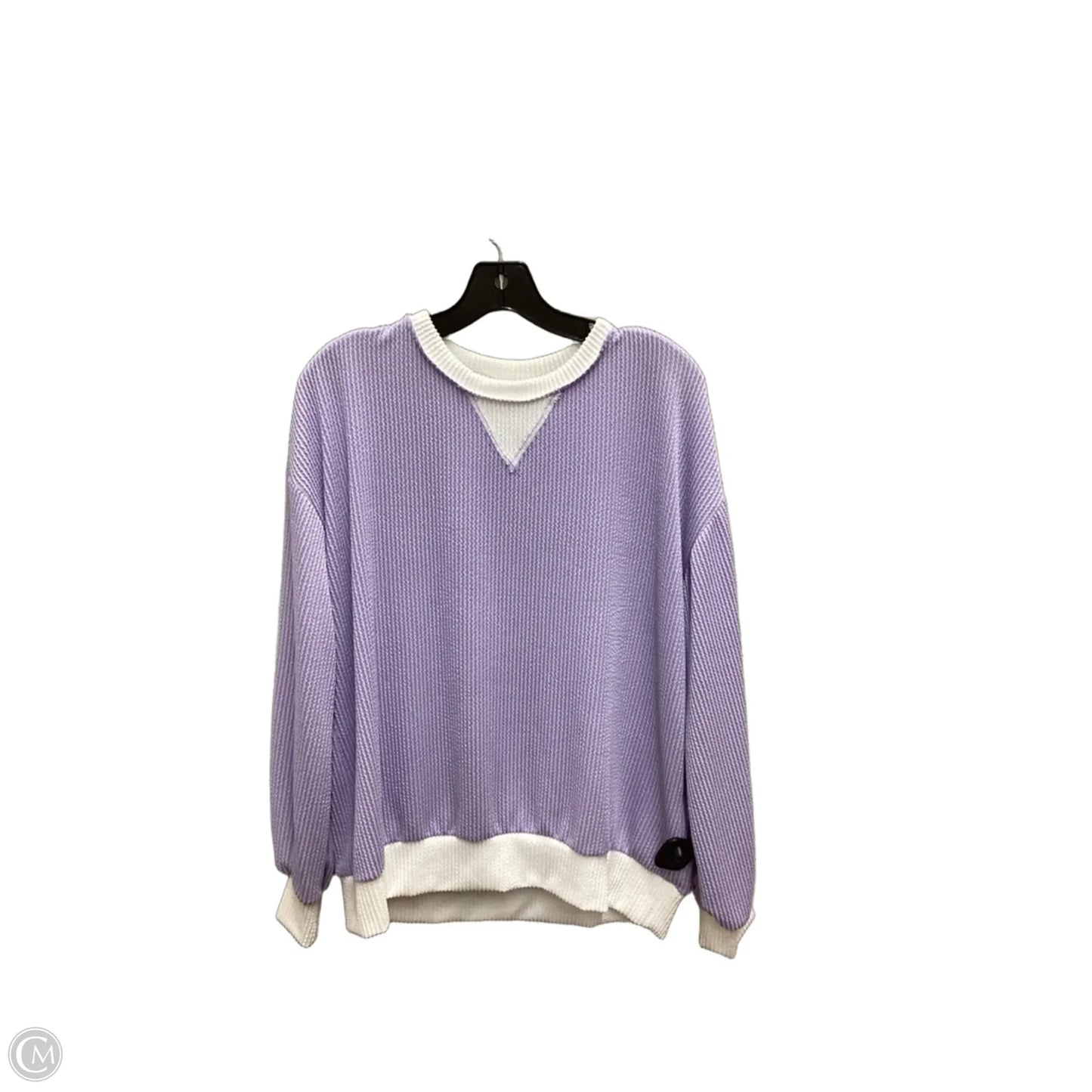 Top Long Sleeve By Lovely Melody In Purple, Size: S