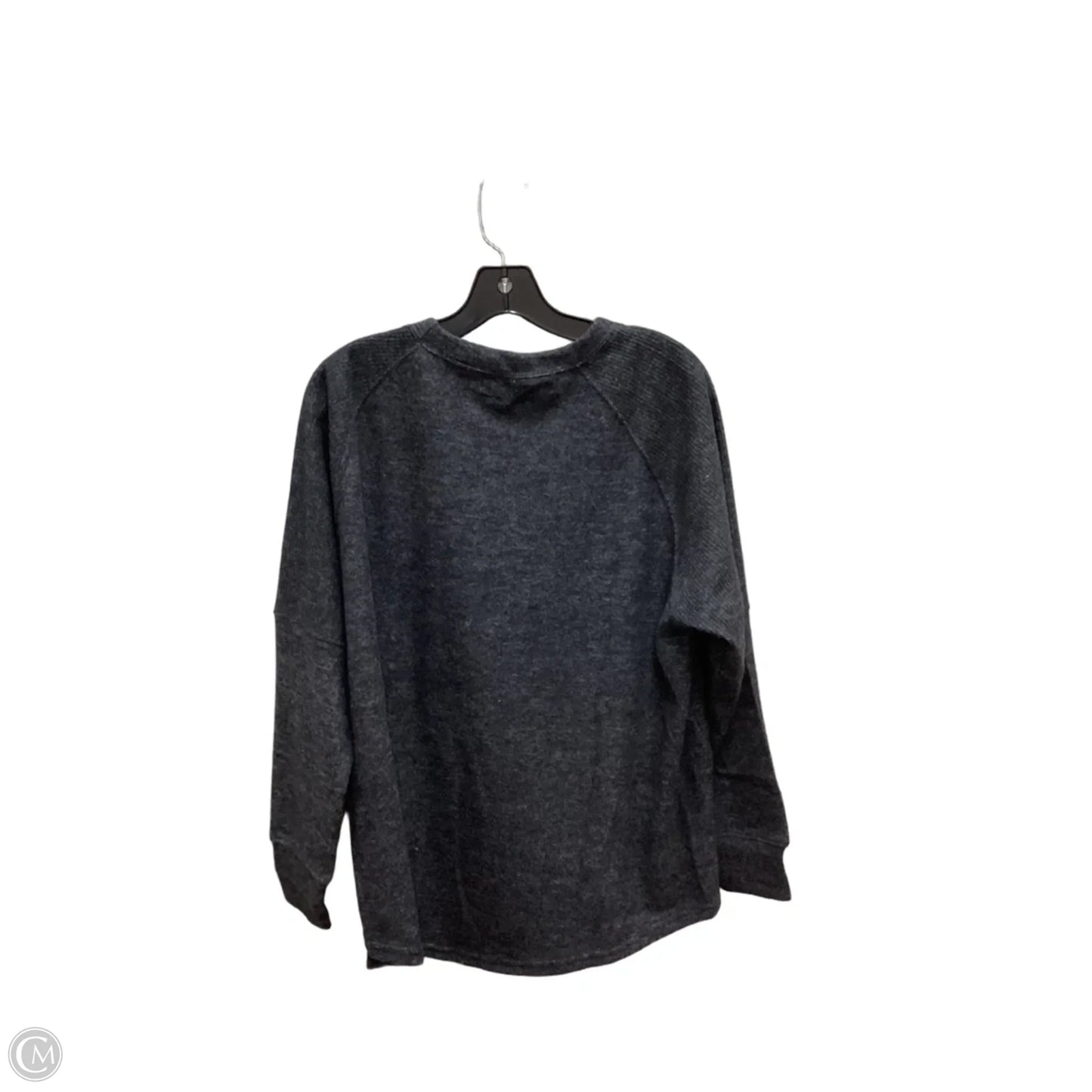 Top Long Sleeve By Clothes Mentor In Grey, Size: M
