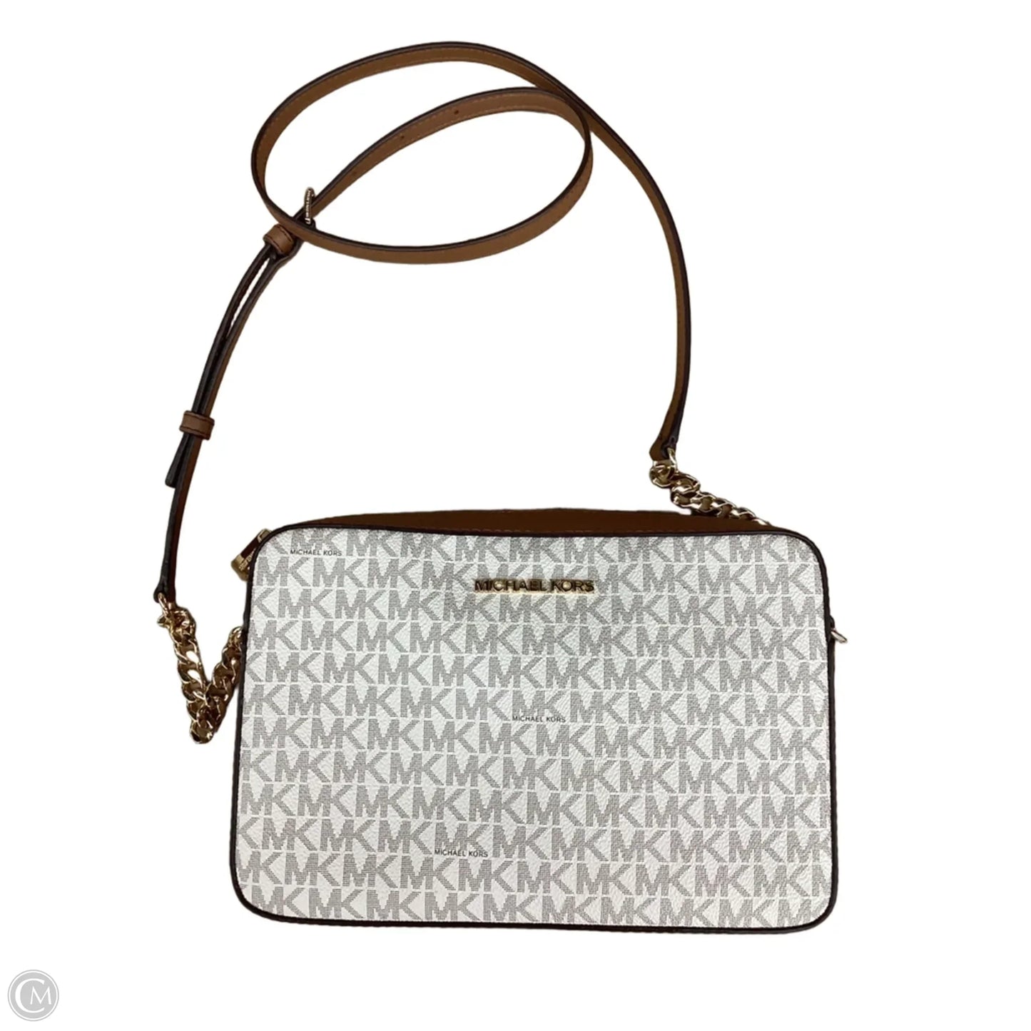 Crossbody Designer By Michael Kors, Size: Medium