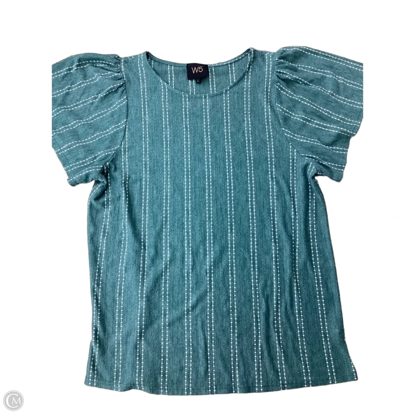 Top Short Sleeve By W5 In Green, Size: L