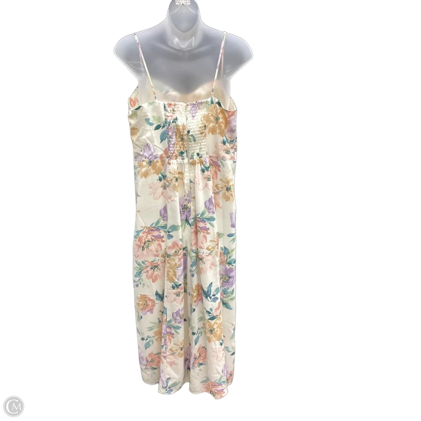 Dress Casual Midi By Abercrombie And Fitch In Floral Print, Size: L