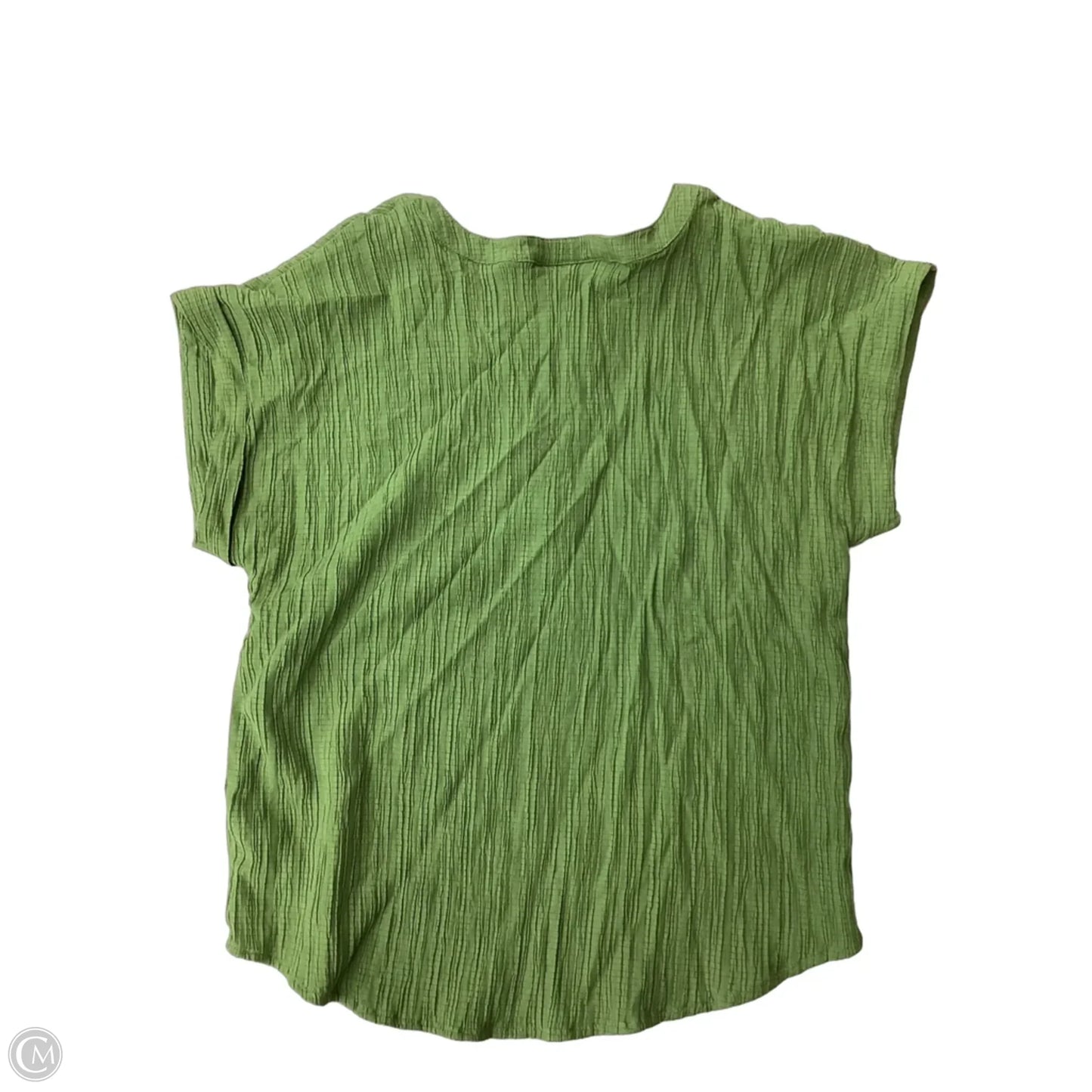 Top Short Sleeve By Emaline In Green, Size: L