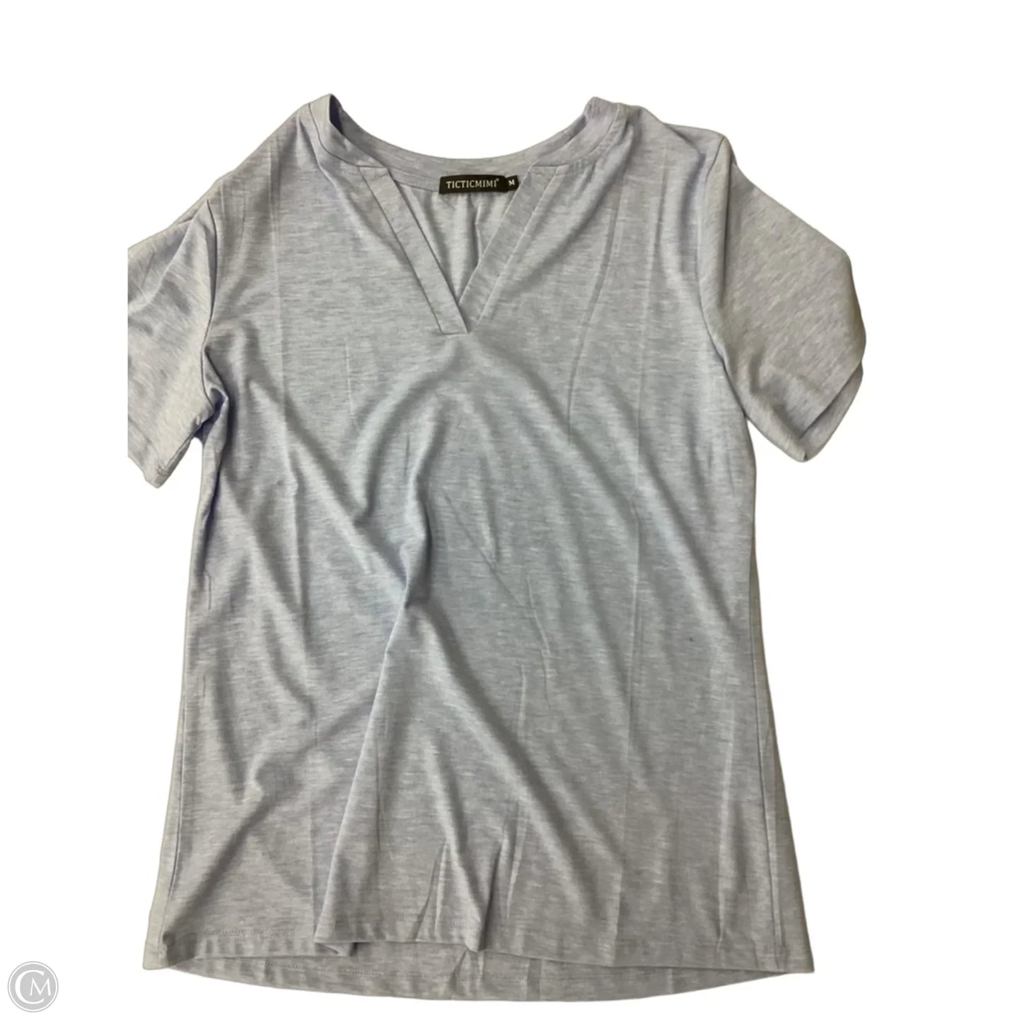 Top Short Sleeve Basic By Clothes Mentor In Blue, Size: M