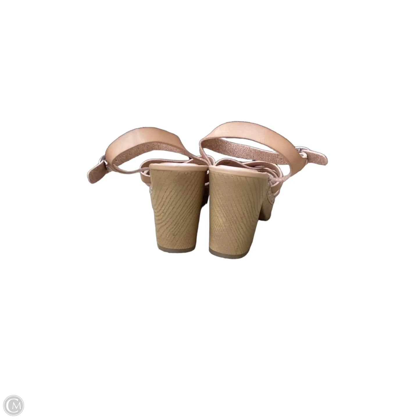 Sandals Heels Platform By Old Navy In Tan, Size: 9