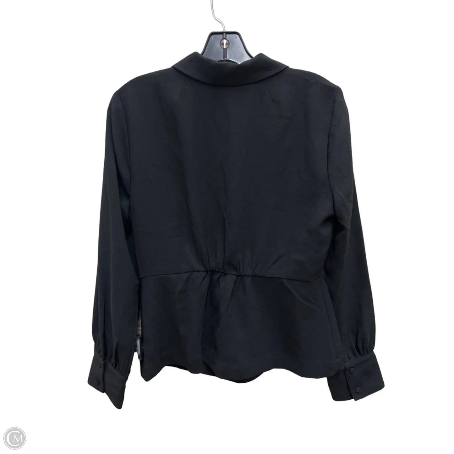 Blouse Long Sleeve By J. Crew In Black, Size: S