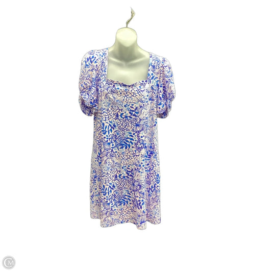 Dress Designer By Lilly Pulitzer In Blue & Pink, Size: Xl