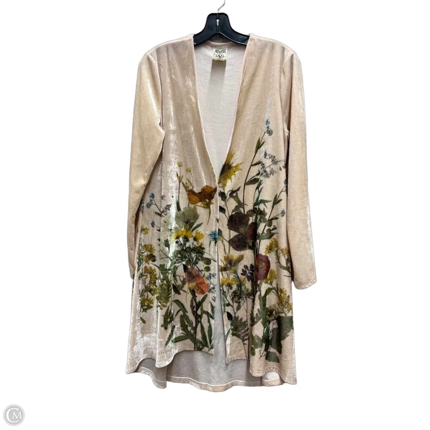 Cardigan By Vocal In Floral Print, Size: L