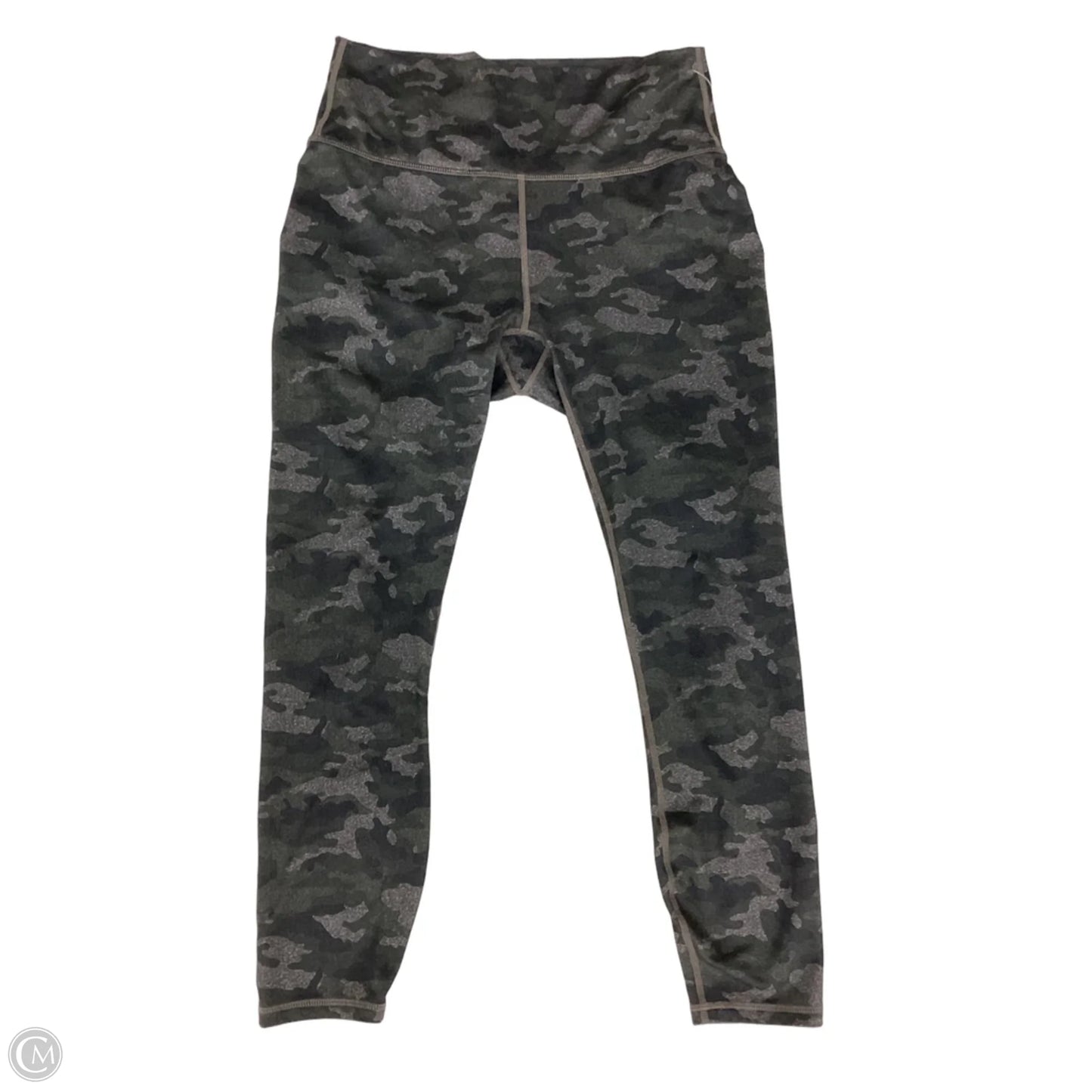 Athletic Leggings By Fabletics In Camouflage Print, Size: M