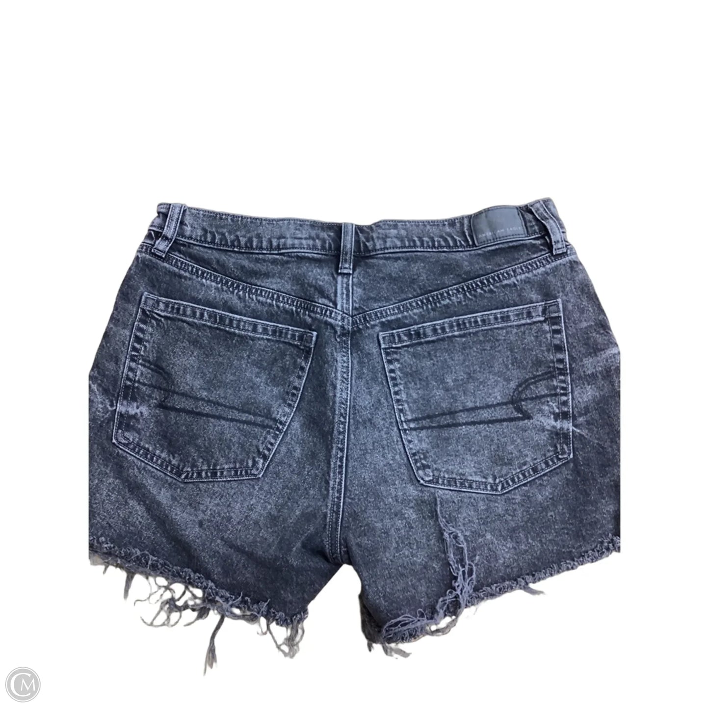 Shorts By American Eagle In Black Denim, Size: 8