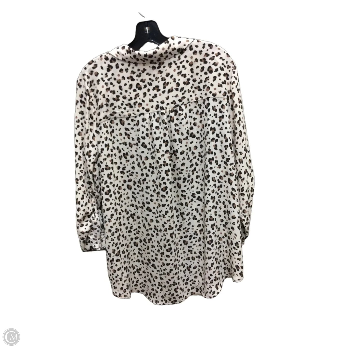 Blouse Long Sleeve By Mittoshop In Animal Print, Size: 1x