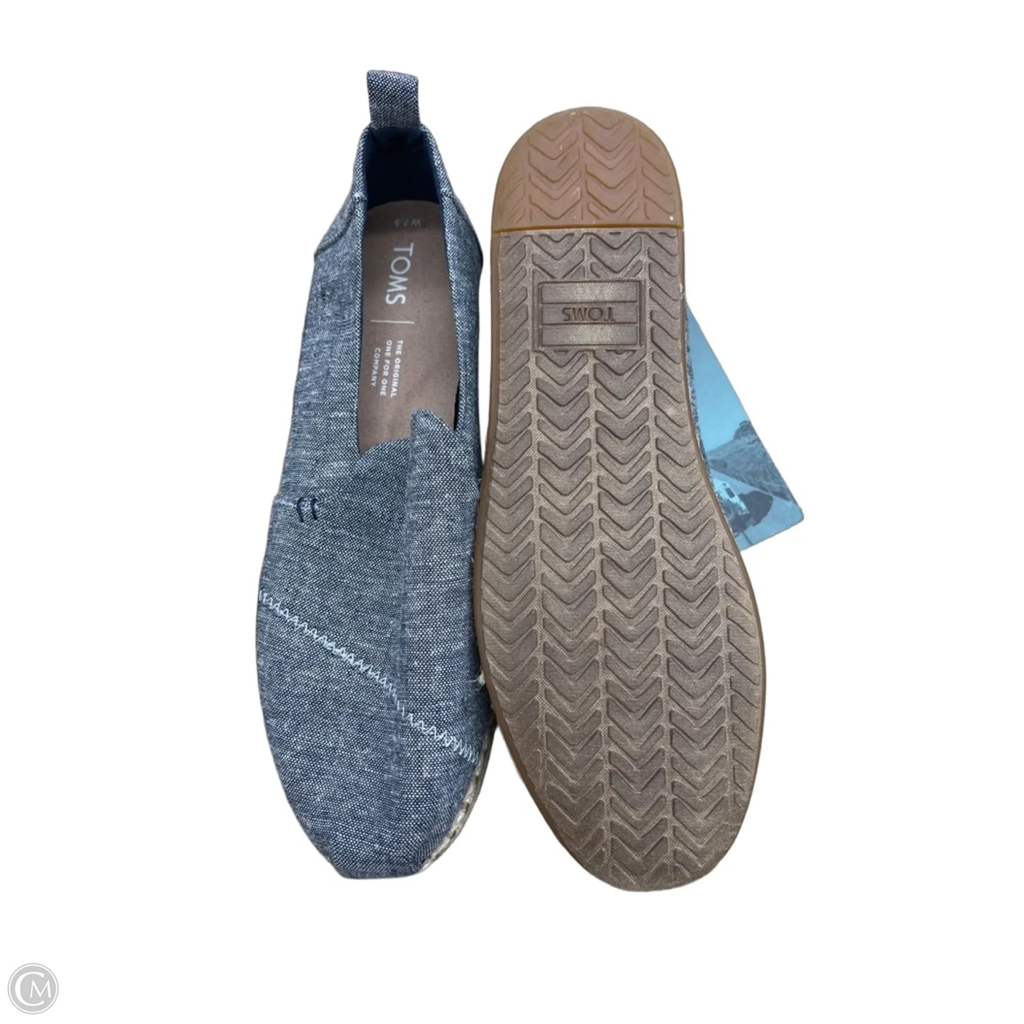 Shoes Flats By Toms In Blue, Size: 7.5