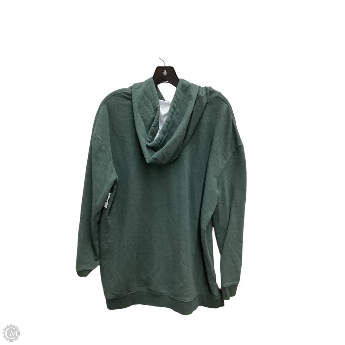 Sweatshirt Hoodie By Natural Reflections In Green, Size: M