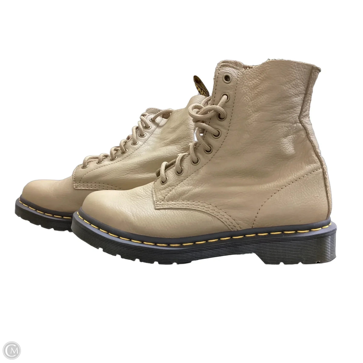 Boots Combat By Dr Martens In Tan, Size: 8
