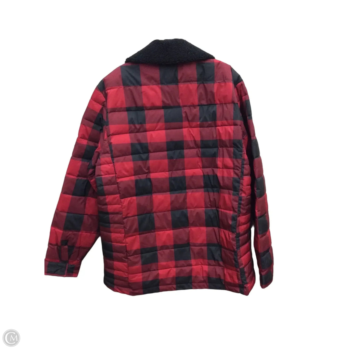 Coat Puffer & Quilted By Nautica In Checkered Pattern, Size: Xl