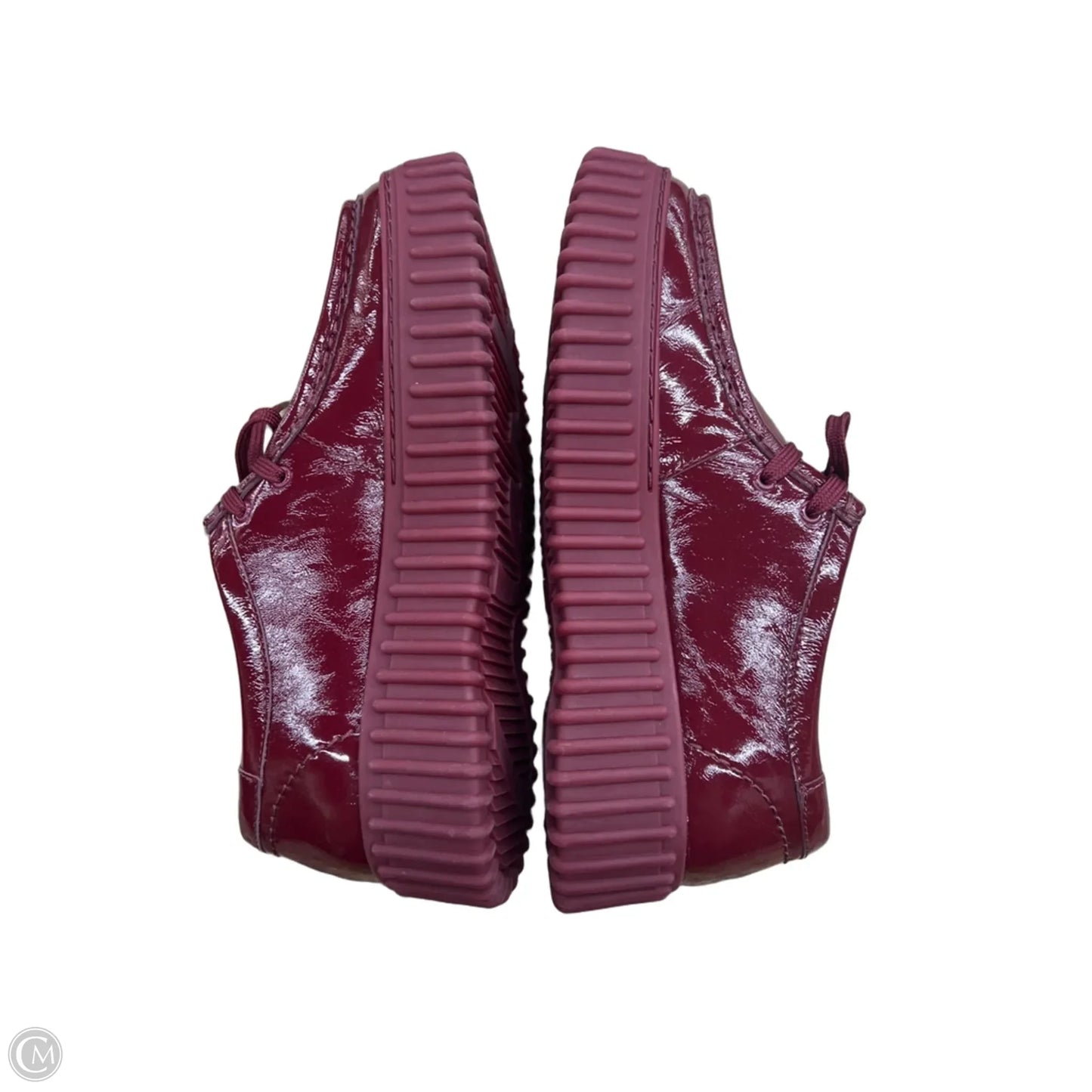 Shoes Heels Platform By Clarks In Maroon, Size: 9