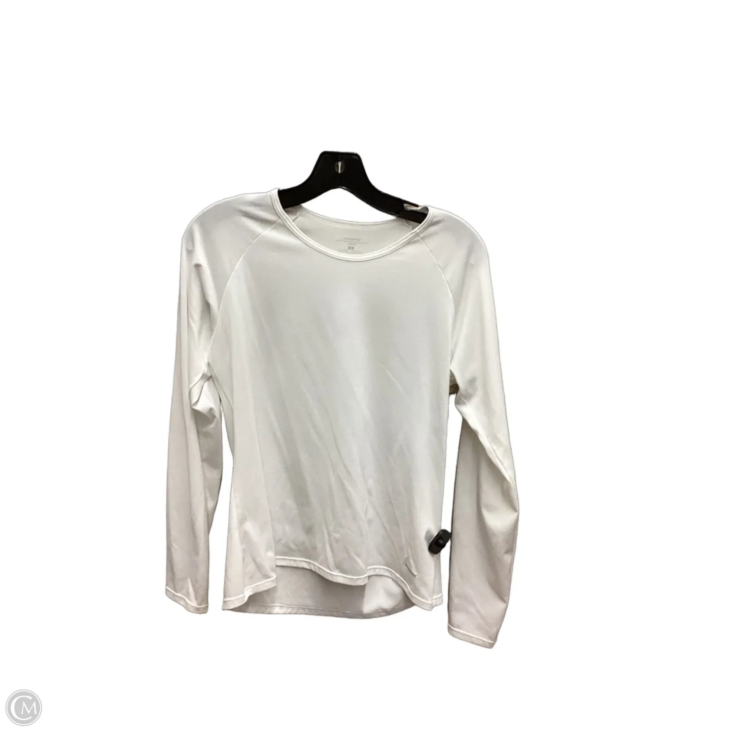 Athletic Top Long Sleeve Crewneck By Patagonia In White, Size: M