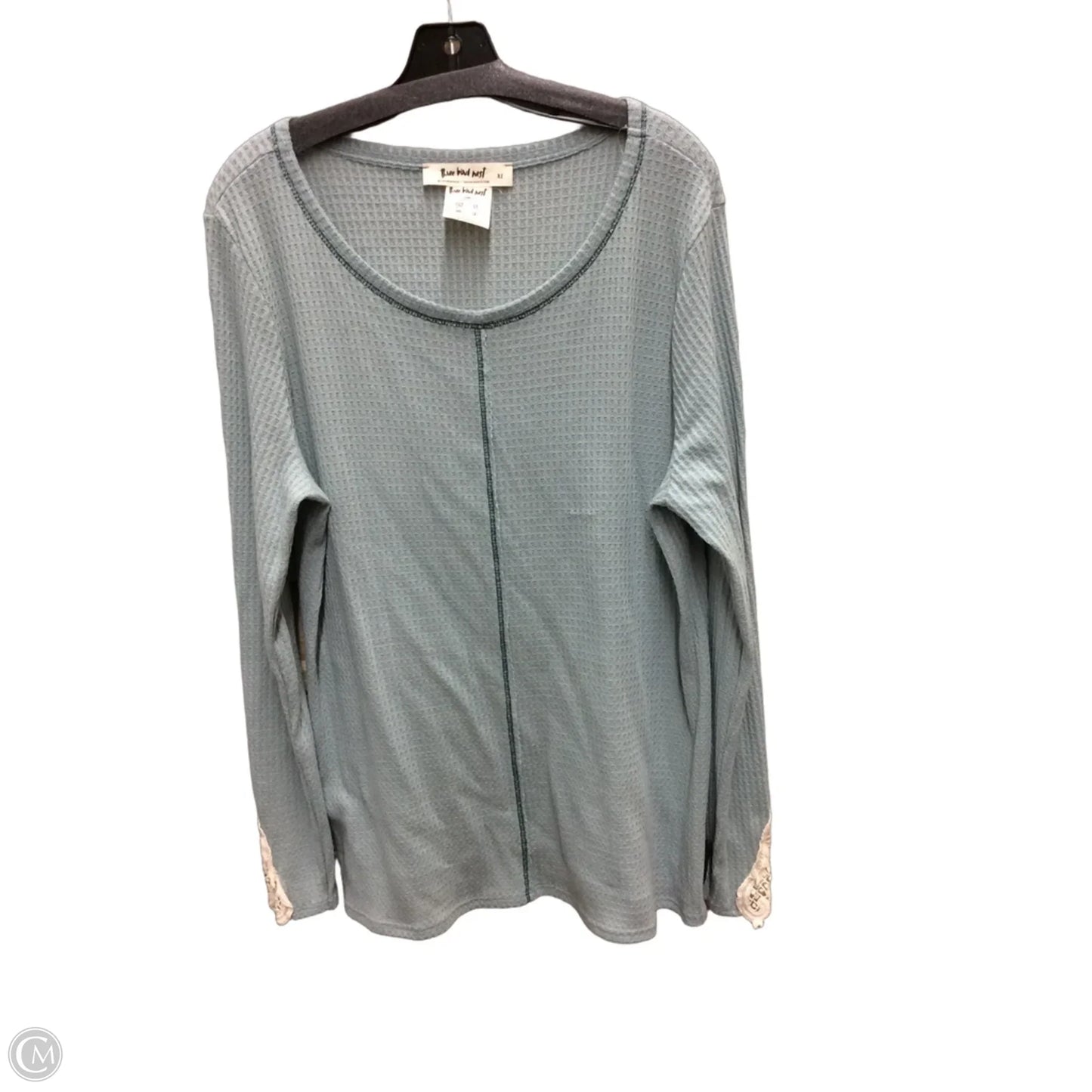 Top Long Sleeve Basic By Three Bird Nest In Green, Size: Xl