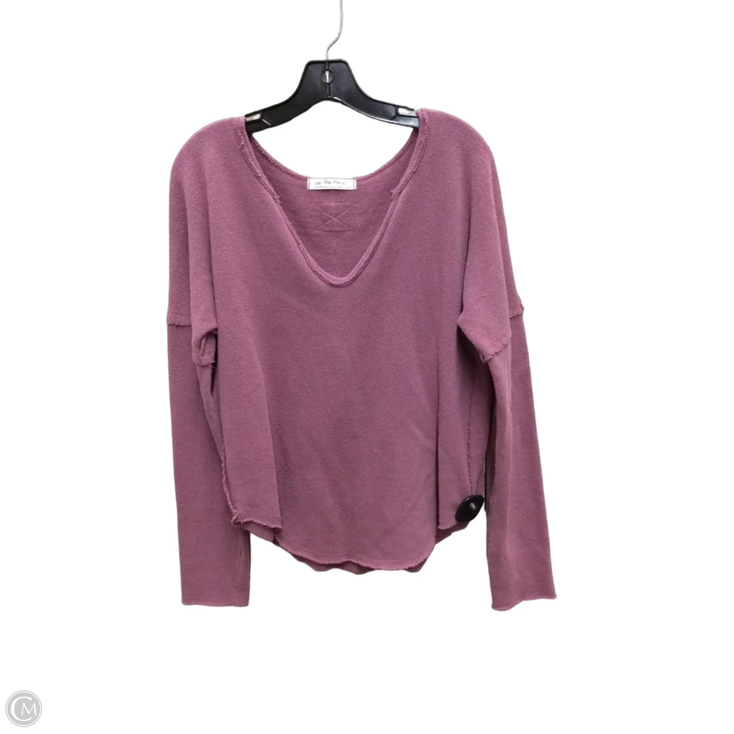 Top Long Sleeve By We The Free In Purple, Size: Xl