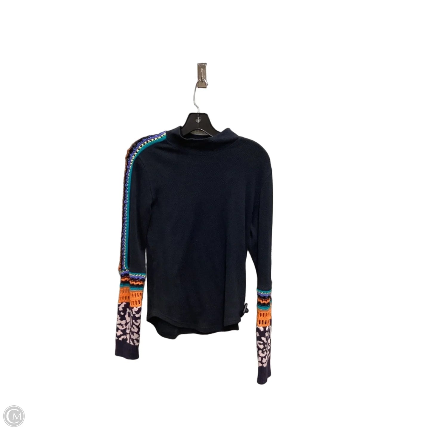 Top Long Sleeve By Free People In Black, Size: L