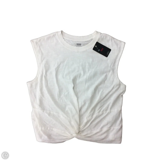 Top Sleeveless Basic By Levis In White, Size: S