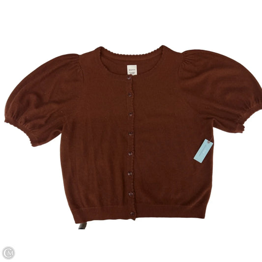 Sweater Cardigan Cashmere By Maeve In Brown, Size: 2x