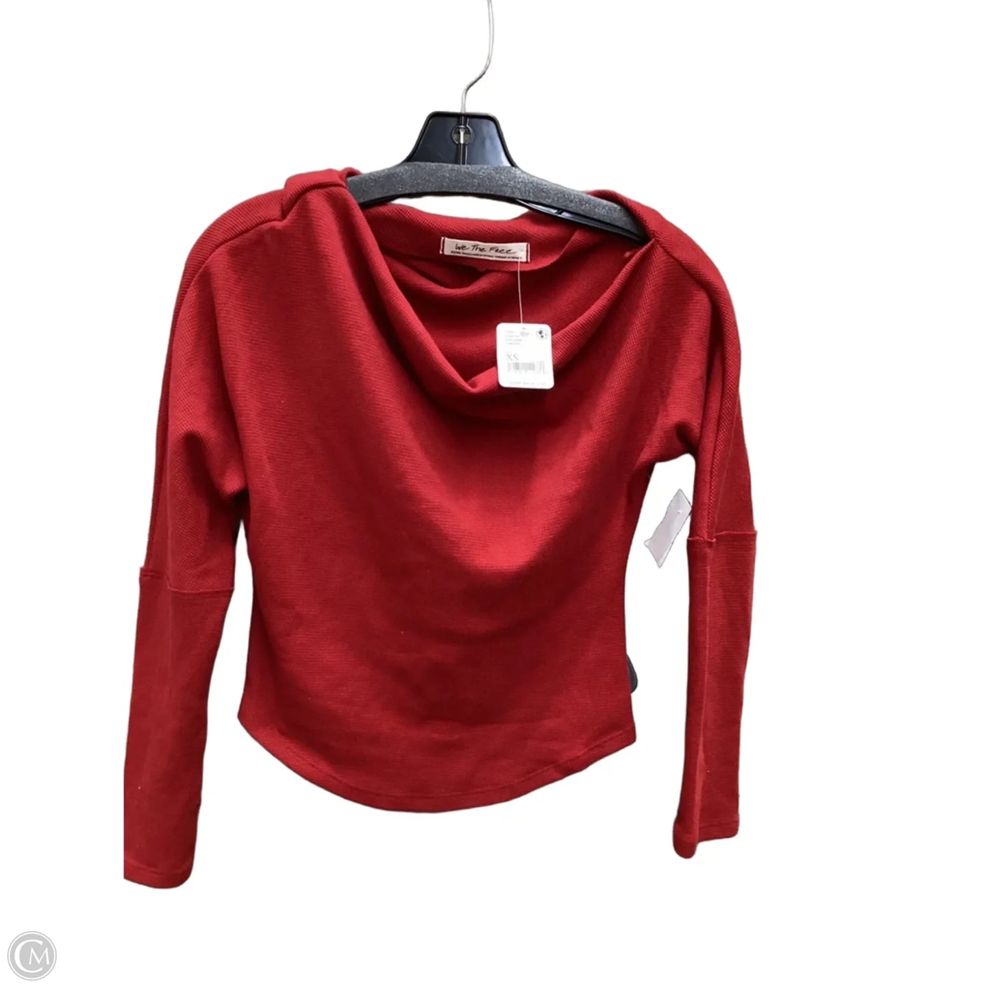 Top Long Sleeve By We The Free In Red, Size: Xs