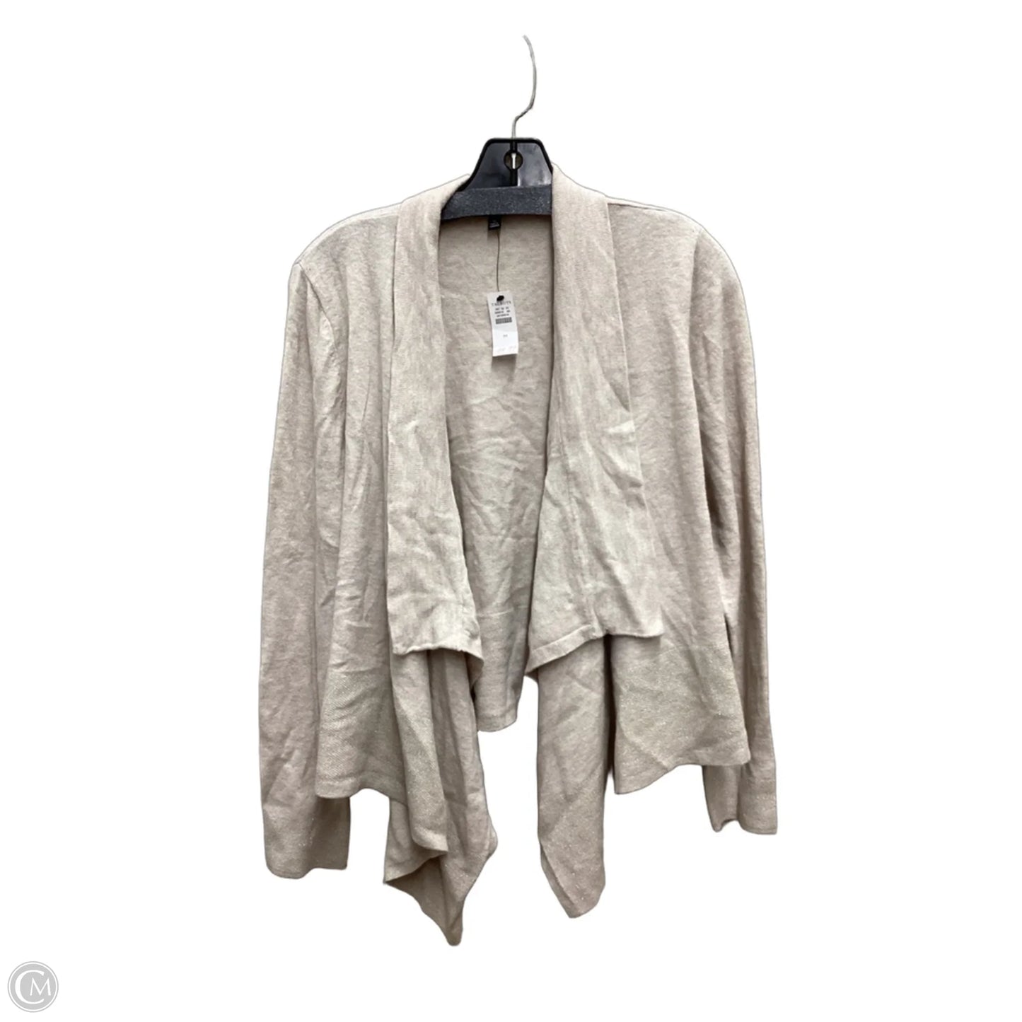 Sweater Cardigan By Talbots In Beige, Size: M