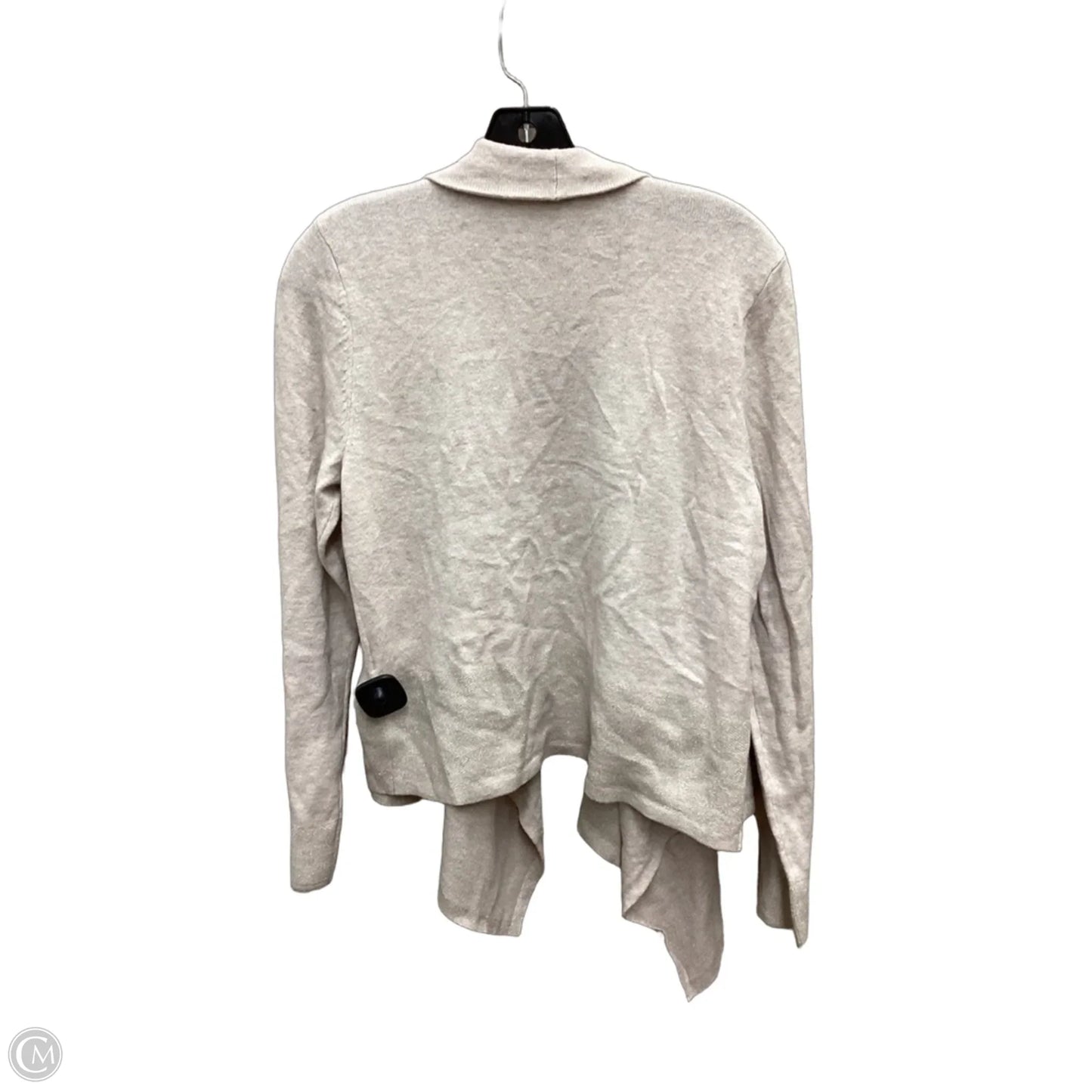 Sweater Cardigan By Talbots In Beige, Size: M