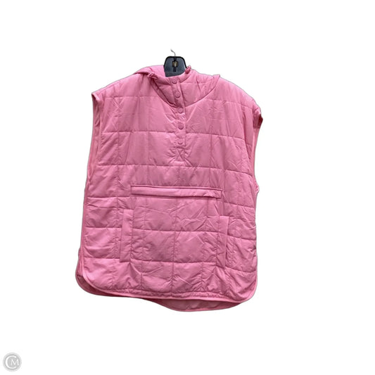 Vest Puffer & Quilted By Clothes Mentor In Pink, Size: M