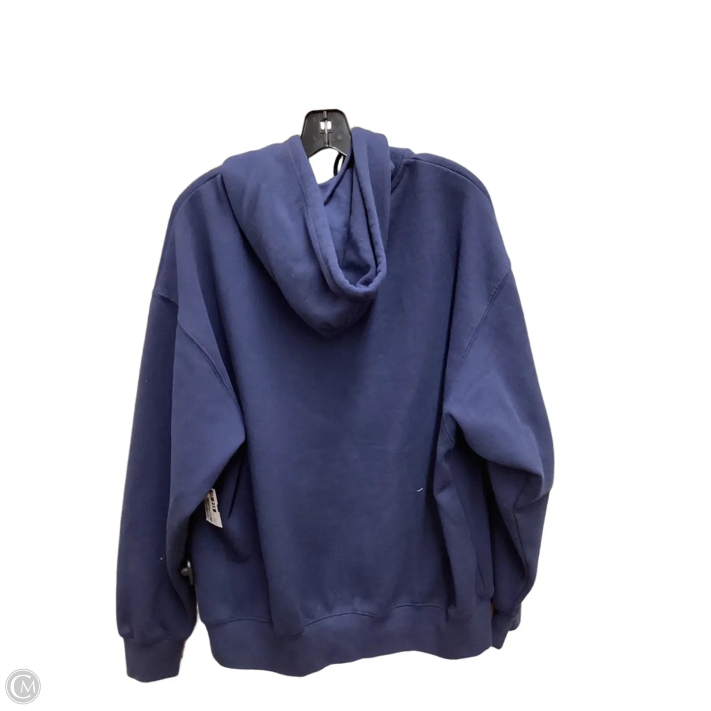Sweatshirt Hoodie By Clothes Mentor In Navy, Size: S