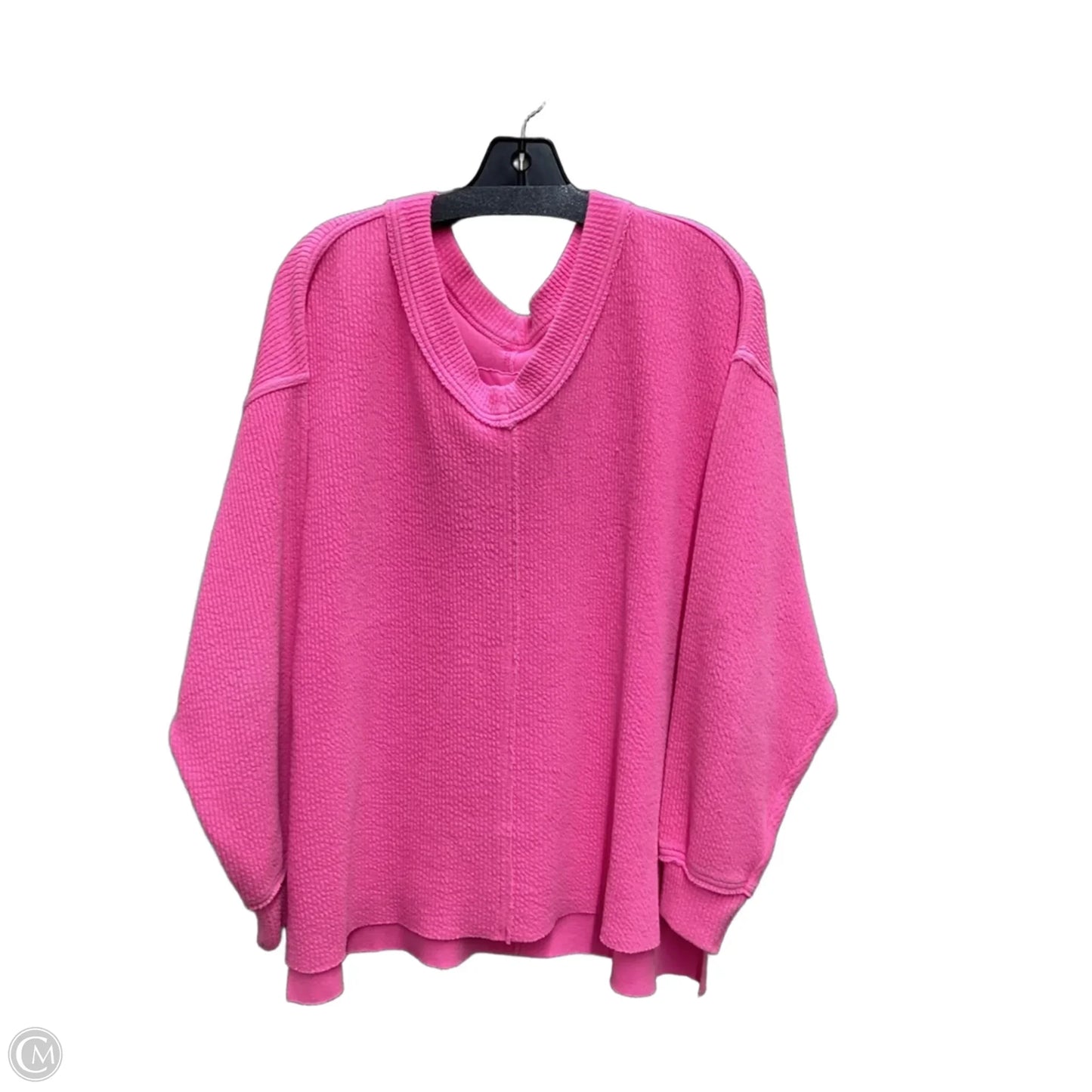 Top Long Sleeve By Aerie In Pink, Size: S