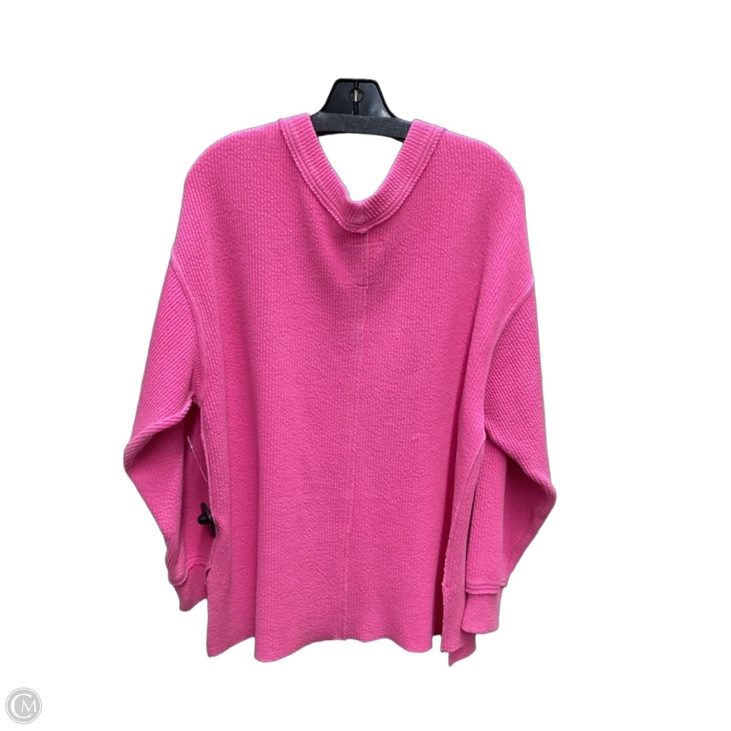 Top Long Sleeve By Aerie In Pink, Size: S