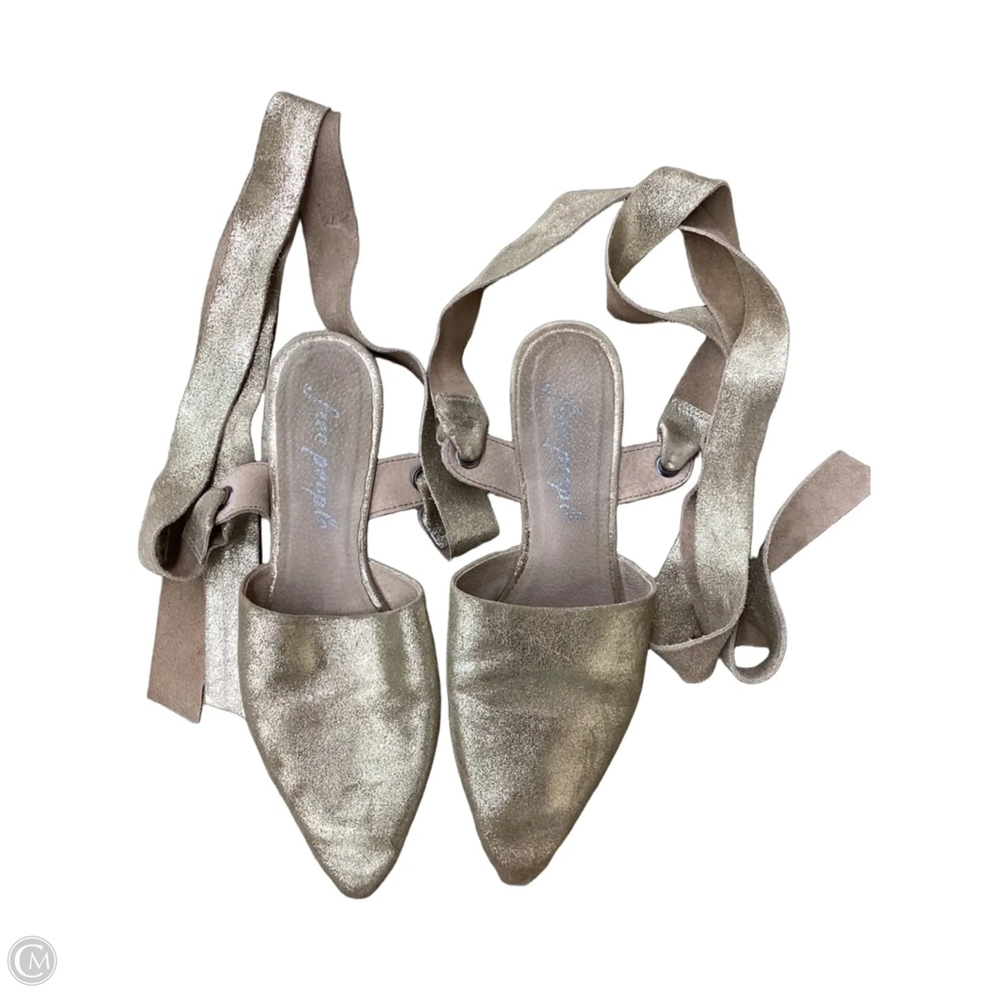 Shoes Flats By Free People In Gold, Size: 7.5