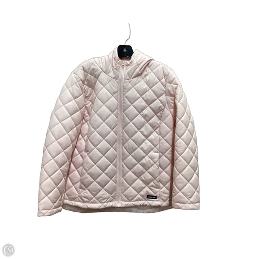 Coat Puffer & Quilted By Lands End In Pink, Size: L