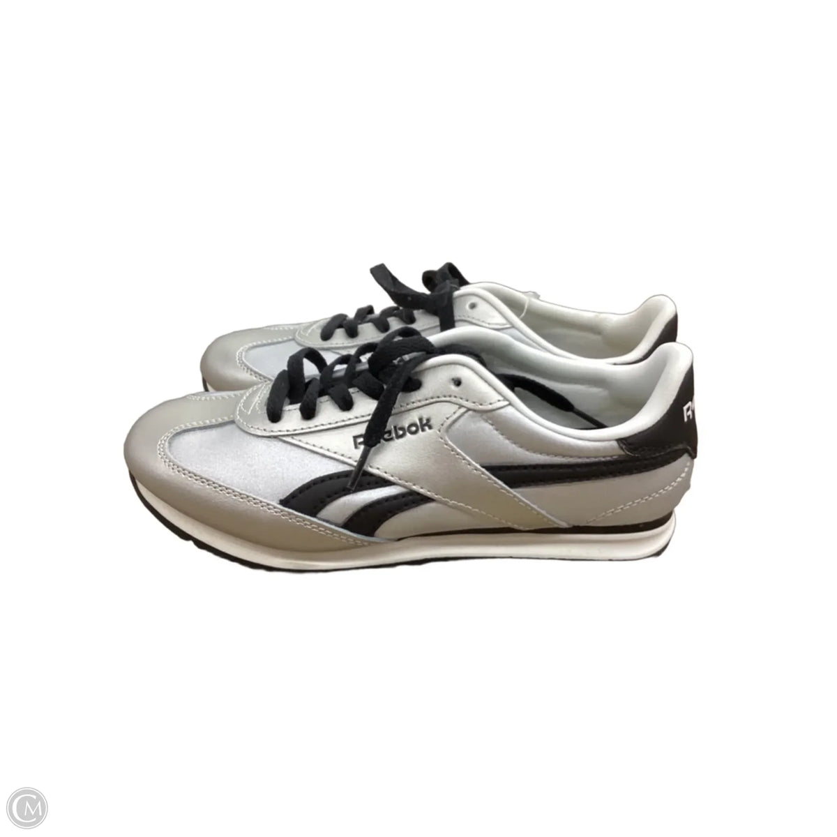 Shoes Athletic By Reebok In Silver, Size: 7
